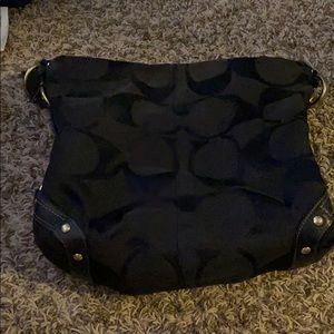 Black coach bag